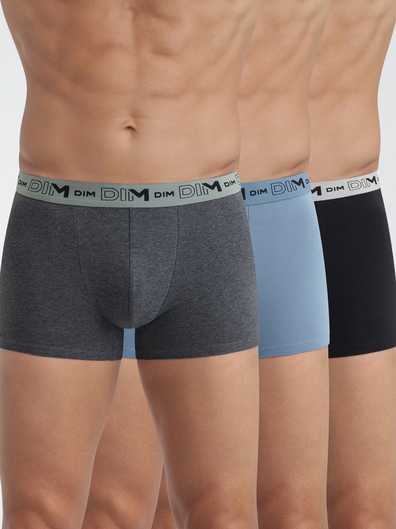 Confezione da 3 boxer 'Dim' Grigio - Kiabi