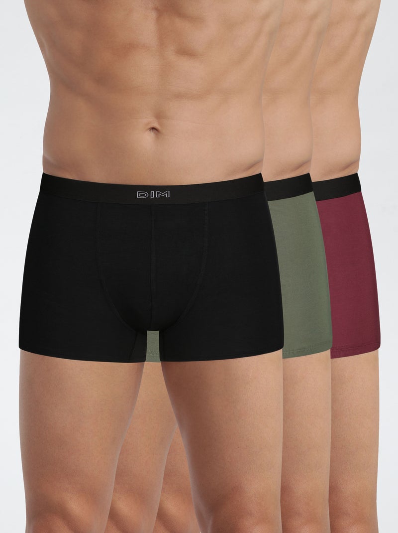Confezione da 3 boxer 'DIM' Kaki - Kiabi