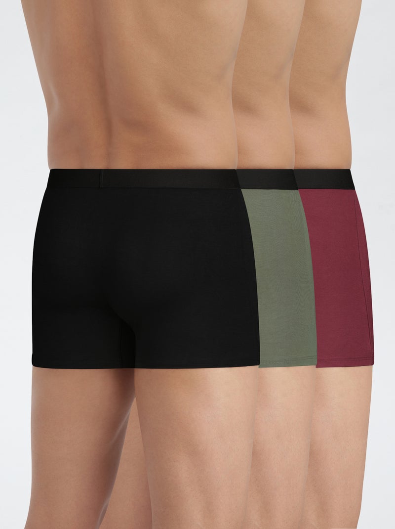 Confezione da 3 boxer 'DIM' Kaki - Kiabi