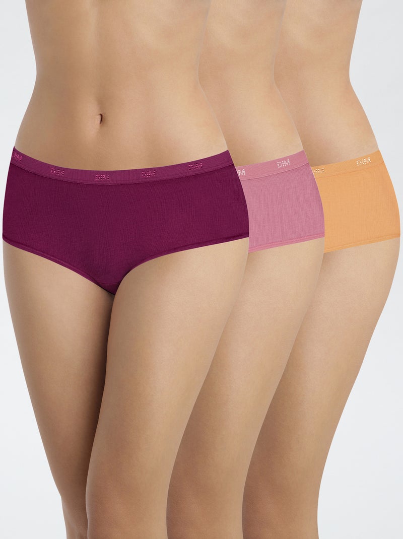 Confezione da 3 boxer 'DIM' Rosso - Kiabi