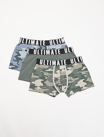 Set di 3 boxer fantasia