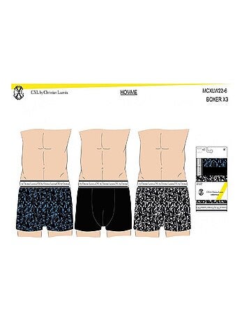Confezione da 3 Boxer LACROIX CXL