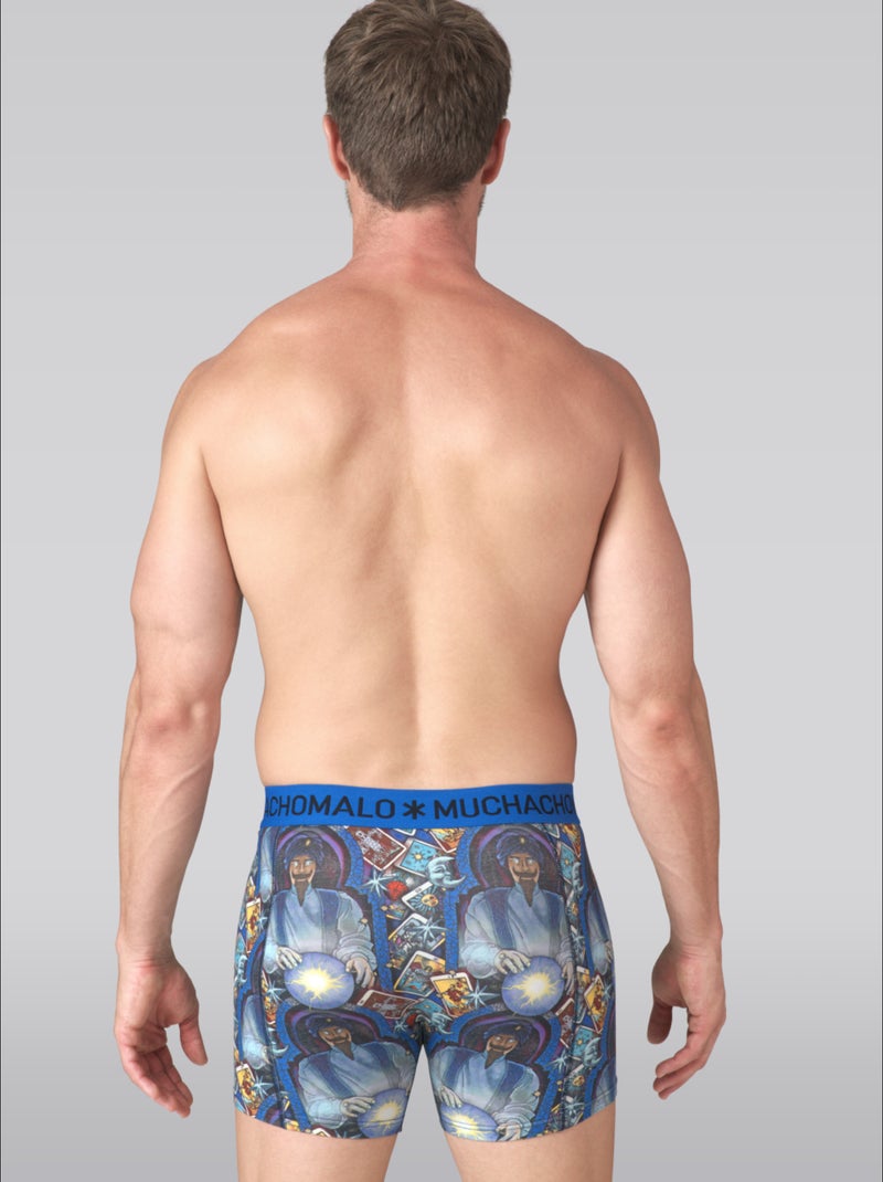 Confezione da 3 boxer Muchachomalo Blu Nero Blu - Kiabi