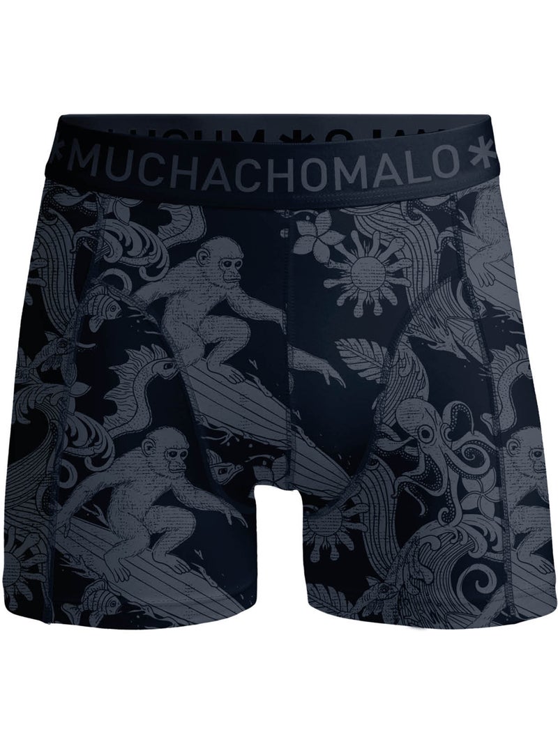 Confezione da 3 boxer Muchachomalo Blu Nero Blu - Kiabi
