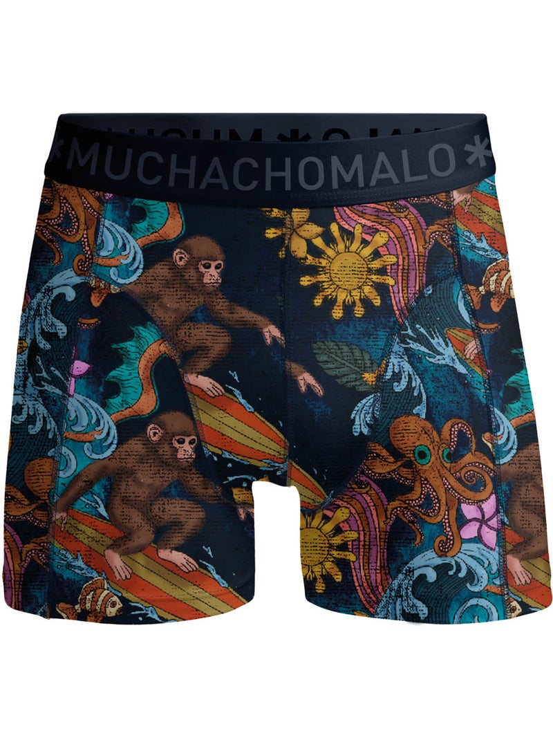Confezione da 3 boxer Muchachomalo Blu Nero Blu - Kiabi