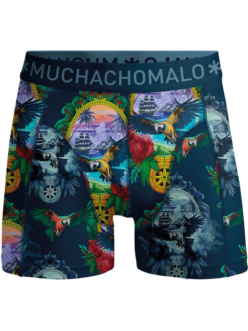 Confezione da 3 boxer Muchachomalo Blu Nero Blu - Kiabi