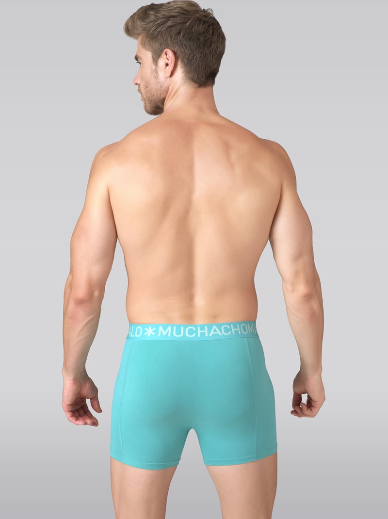 Confezione da 3 boxer Muchachomalo Blu Verde - Kiabi