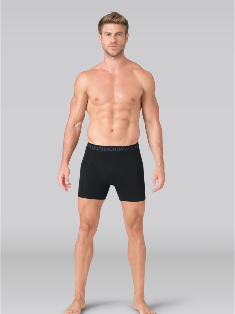 Confezione da 3 boxer Muchachomalo Nero Blu - Kiabi