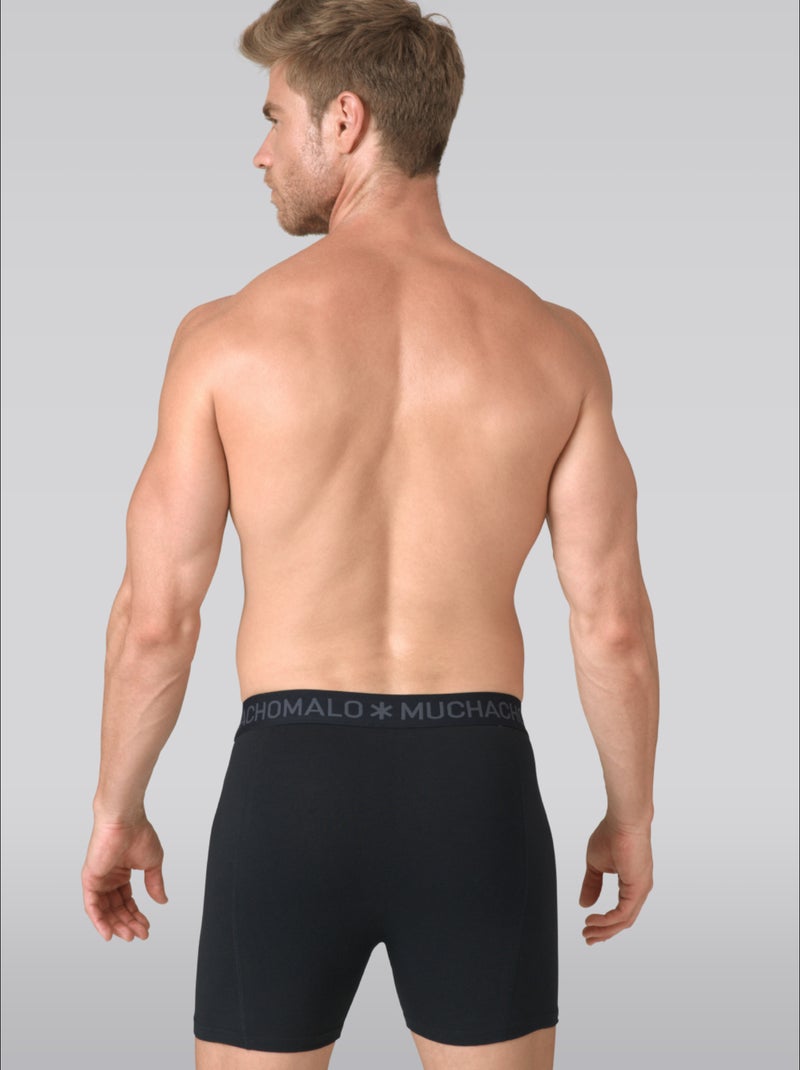 Confezione da 3 boxer Muchachomalo Nero Blu - Kiabi