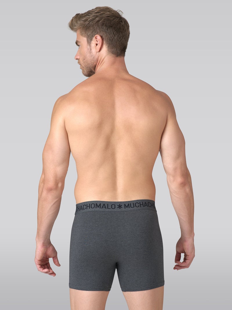 Confezione da 3 boxer Muchachomalo Nero Grigio - Kiabi