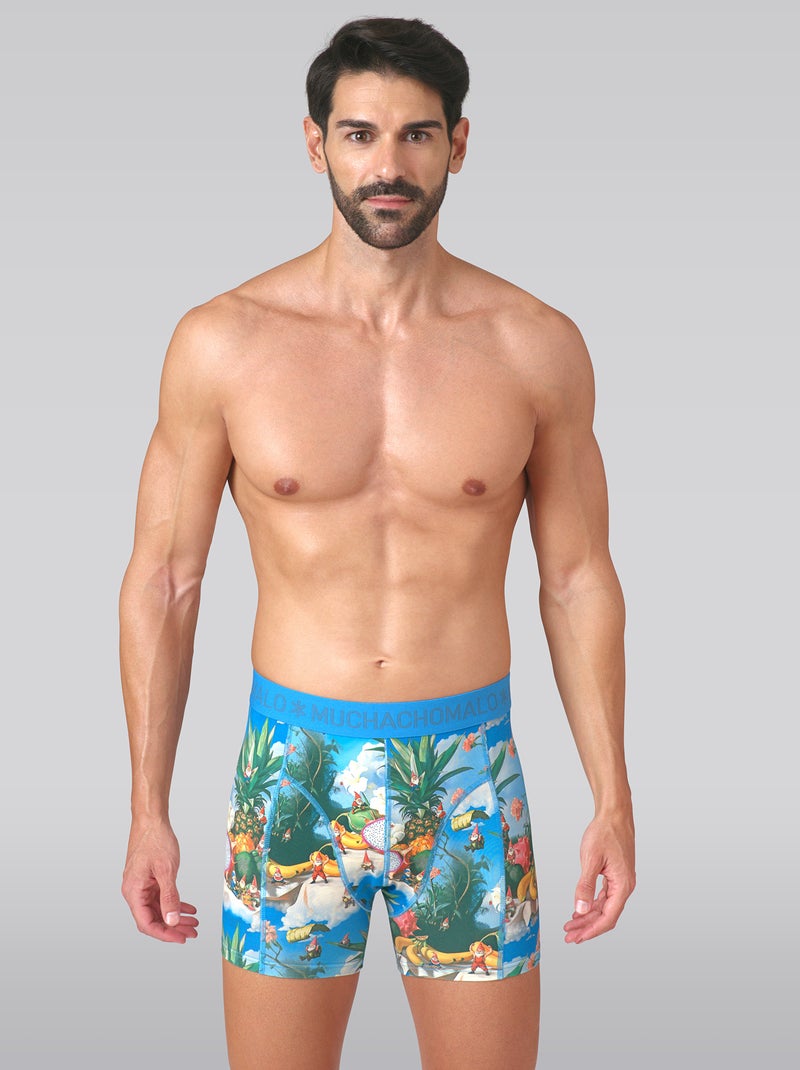 Confezione da 3 boxer Muchachomalo Nero Verde Nero - Kiabi