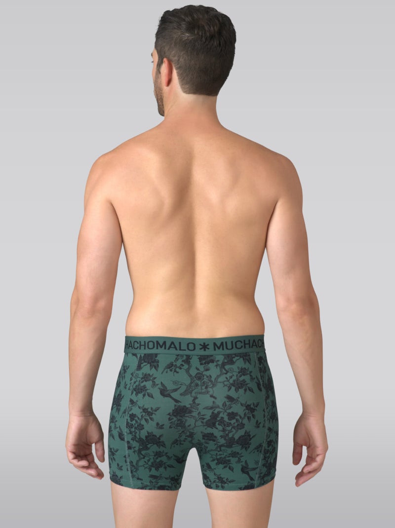 Confezione da 3 boxer Muchachomalo Nero Verde Nero - Kiabi