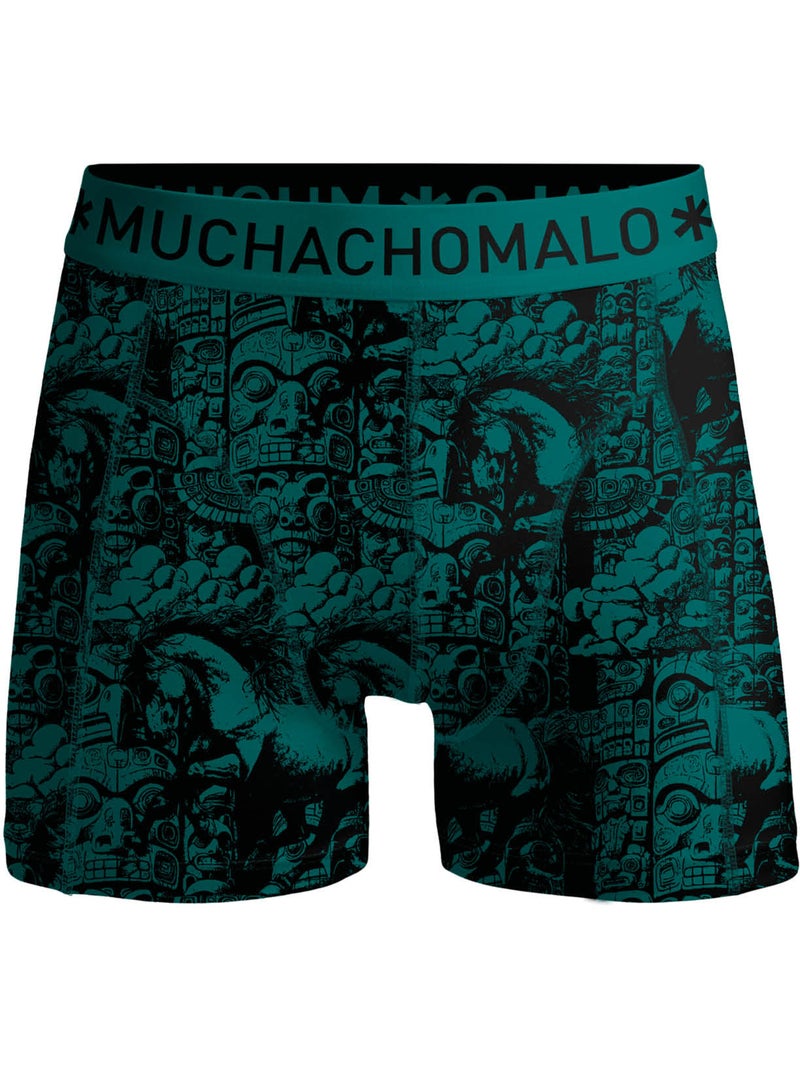 Confezione da 3 boxer Muchachomalo Nero Verde Nero - Kiabi