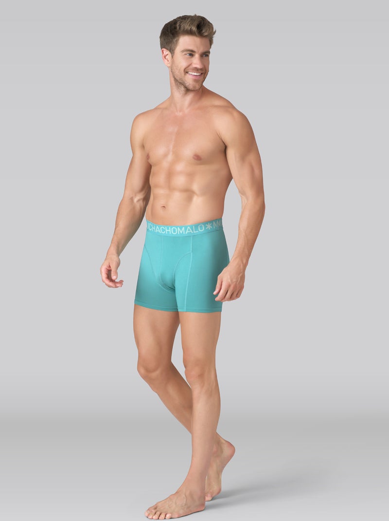 Confezione da 3 boxer Muchachomalo Nero/Blu/Verde - Kiabi