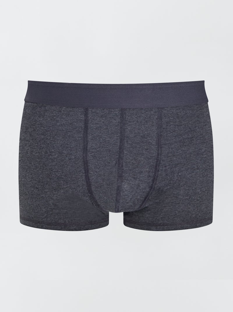 Confezione da 3 boxer taglie forti grigio scuro - Kiabi