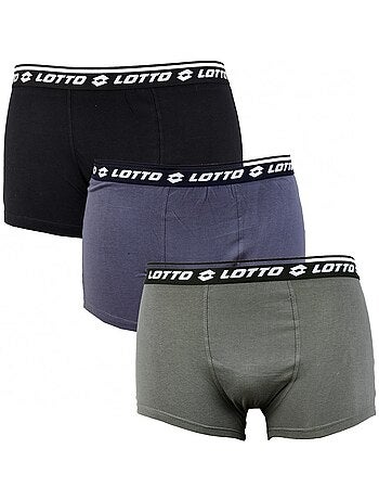 Confezione da 3 Boxer Uomo Cotone 100% LOTTO