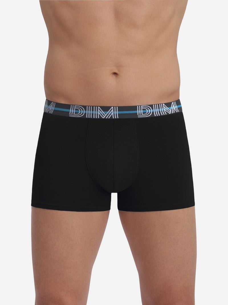Confezione da 3 boxer uomo cotone stretch Blu zaffiro - Kiabi