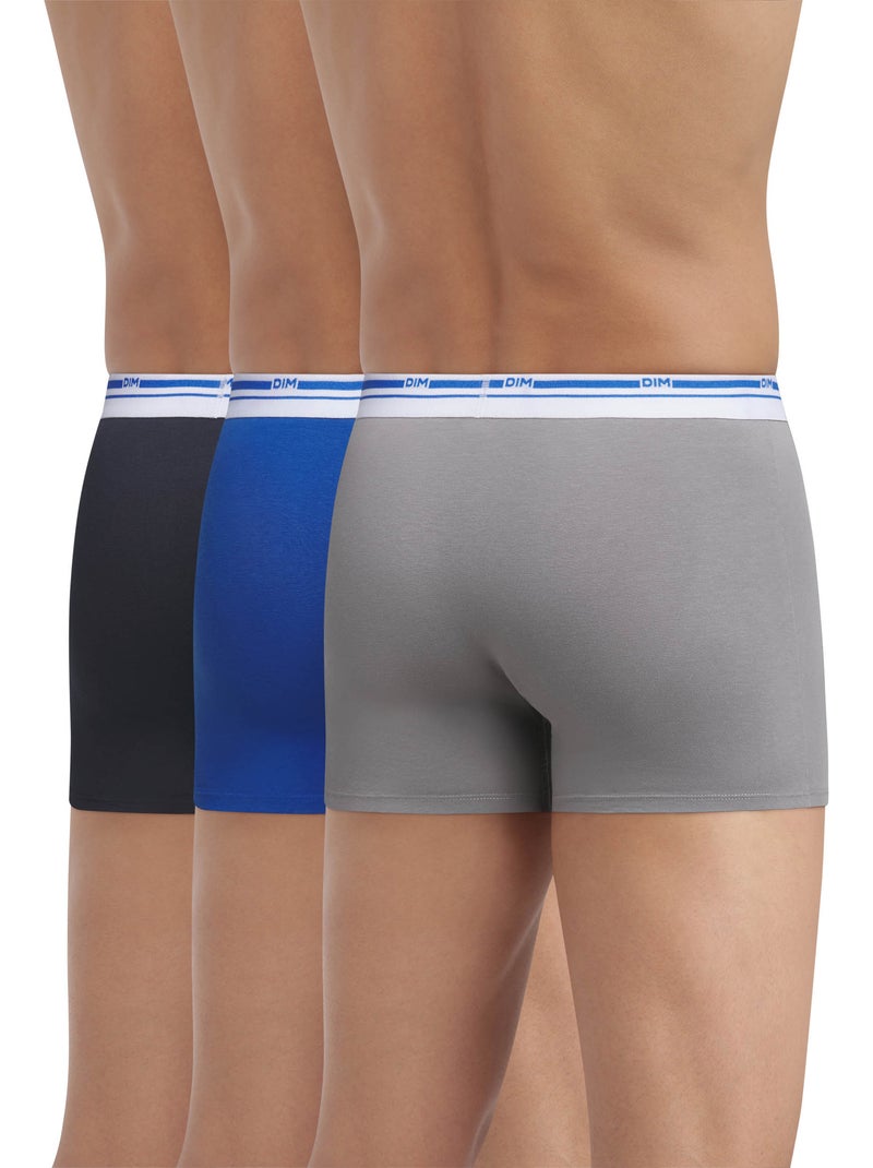 Confezione da 3 boxer uomo cotone stretch Grigio chiaro - Kiabi