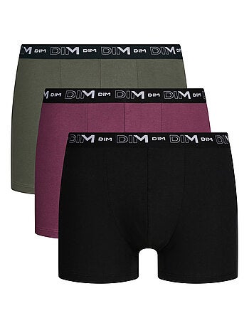 Confezione da 3 boxer uomo cotone stretch