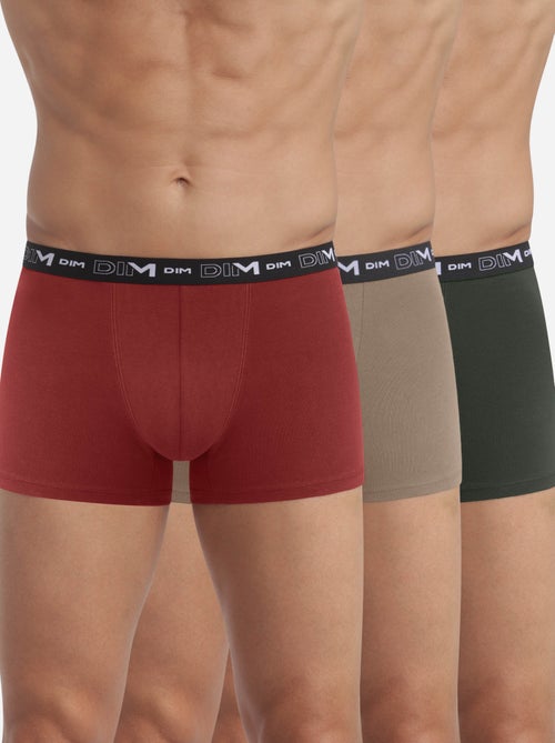 Confezione da 3 boxer uomo cotone stretch - Kiabi