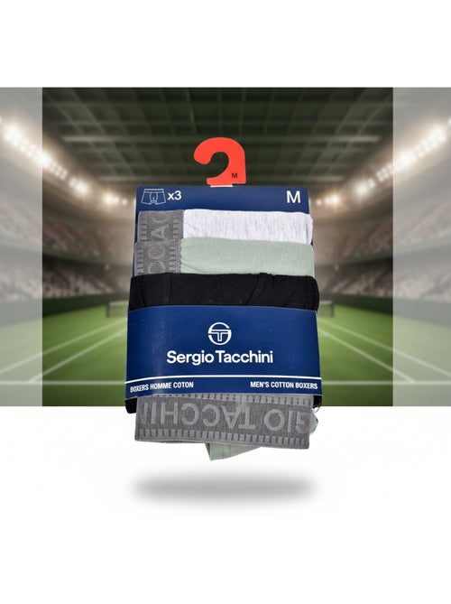 Confezione da 3 Boxer Uomo SERGIO TACCHINI - Kiabi Confezione da 3 Boxer Uomo SERGIO TACCHINI - Kiabi