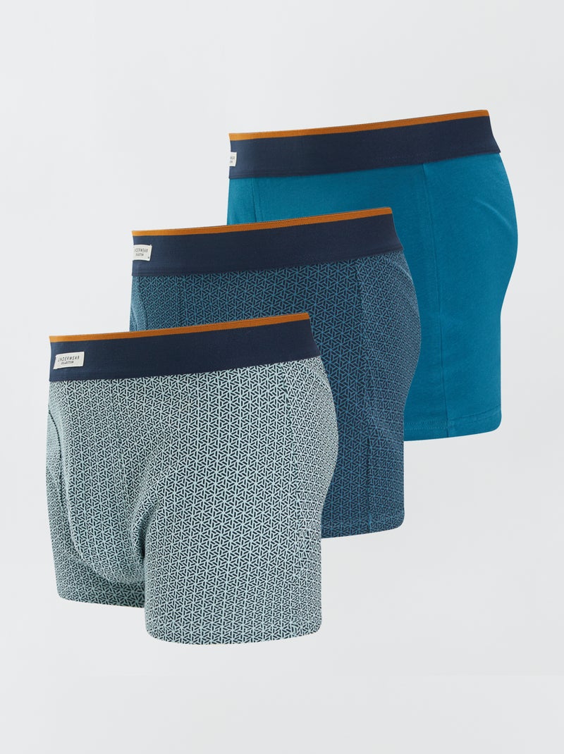 Confezione da 3 boxer VERDE - Kiabi