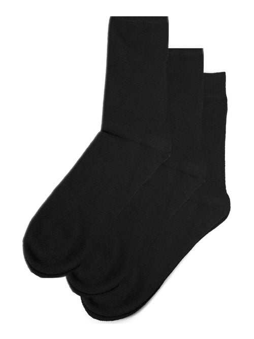 Confezione da 3 calzini di cotone Kebello - Kiabi Confezione da 3 calzini di cotone Kebello - Kiabi