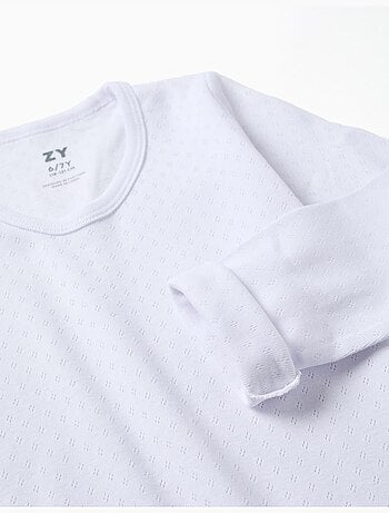 Confezione da 3 Maglietta intime in cotone a manica lunga