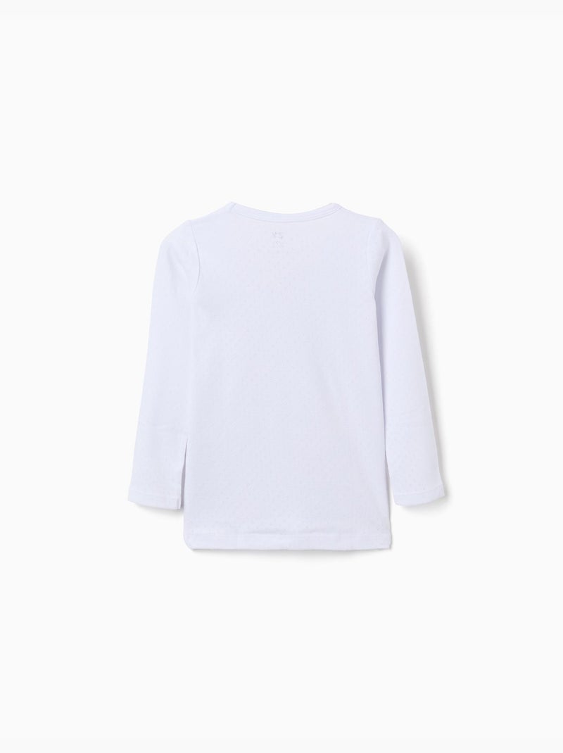 Confezione da 3 Maglietta intime in cotone a manica lunga Bianco - Kiabi