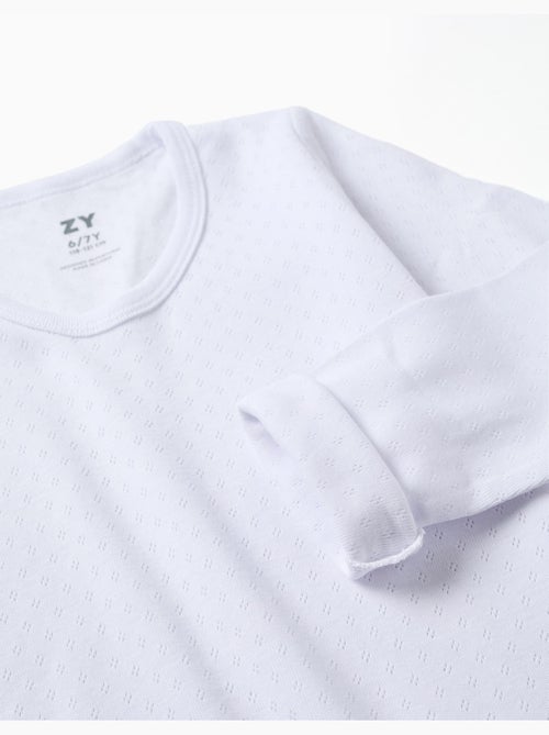 Confezione da 3 Maglietta intime in cotone a manica lunga - Kiabi