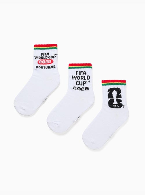 Confezione da 3 paia di calzini della Coppa del Mondo FIFA 2026 - Kiabi