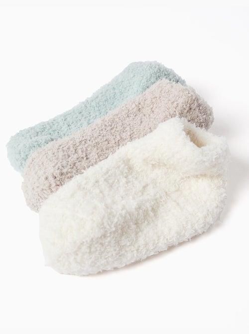 Confezione da 3 paia di calzini in ciniglia - Kiabi