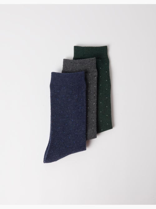 Confezione da 3 paia di calzini, mo fashion - Kiabi Confezione da 3 paia di calzini, mo fashion - Kiabi