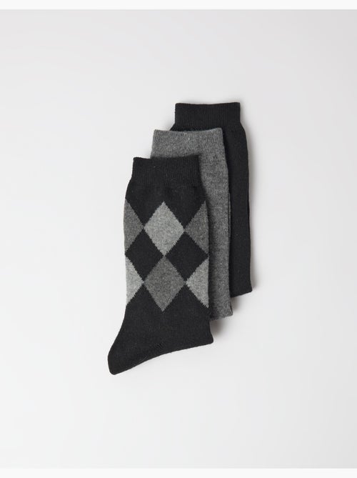 Confezione da 3 paia di calzini, mo fashion - Kiabi