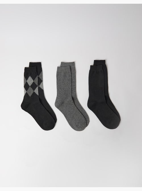 Confezione da 3 paia di calzini, mo fashion - Kiabi