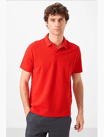 Polo in jersey di cotone misto da uomo tommy