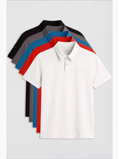 Confezione da 3 polo misto cotone tommy - Kiabi Confezione da 3 polo misto cotone tommy - Kiabi