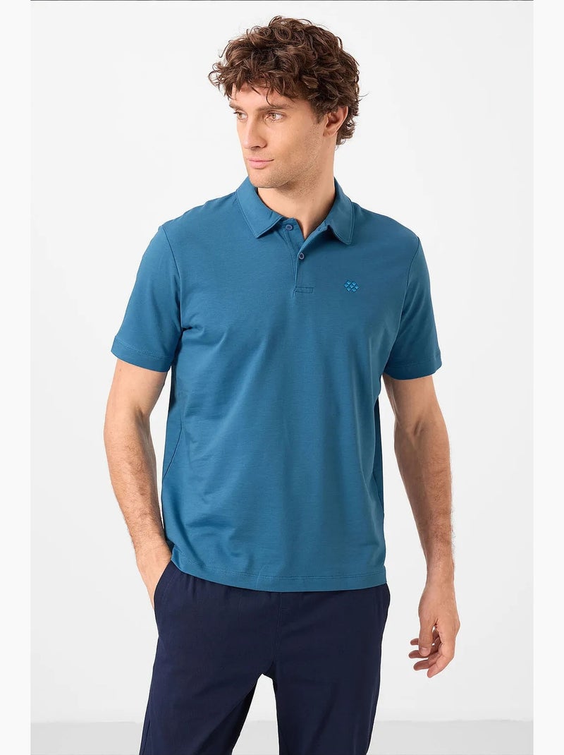 Confezione da 3 polo misto cotone tommy Blu - Kiabi