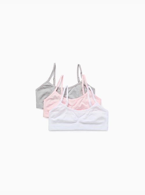 Confezione da 3 reggiseni in microfibra - Kiabi