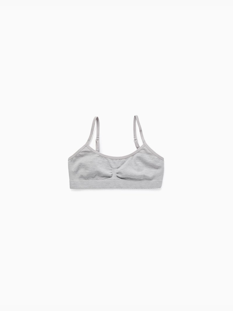 Confezione da 3 reggiseni in microfibra Bianco Grigio - Kiabi