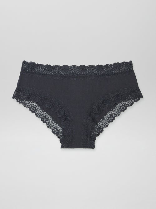 Confezione da 3 shorty a costine sottili - Kiabi