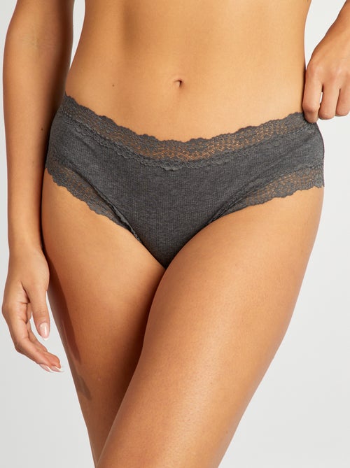 Confezione da 3 shorty a costine sottili - Kiabi