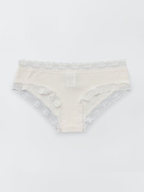 Confezione da 3 shorty a costine sottili - Kiabi