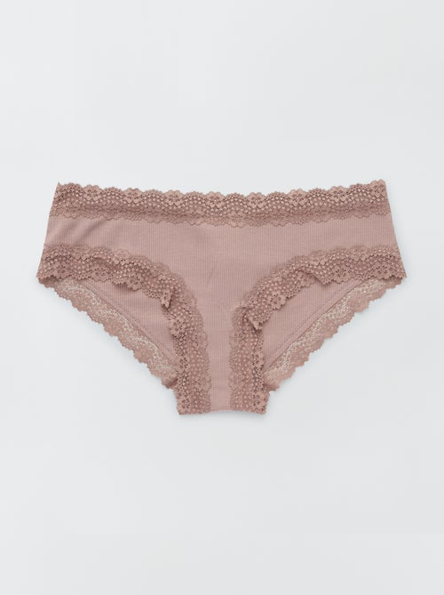 Confezione da 3 shorty a costine sottili - Kiabi