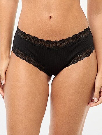 Confezione da 3 shorty a costine sottili