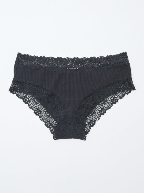 Confezione da 3 shorty a costine sottili - Kiabi