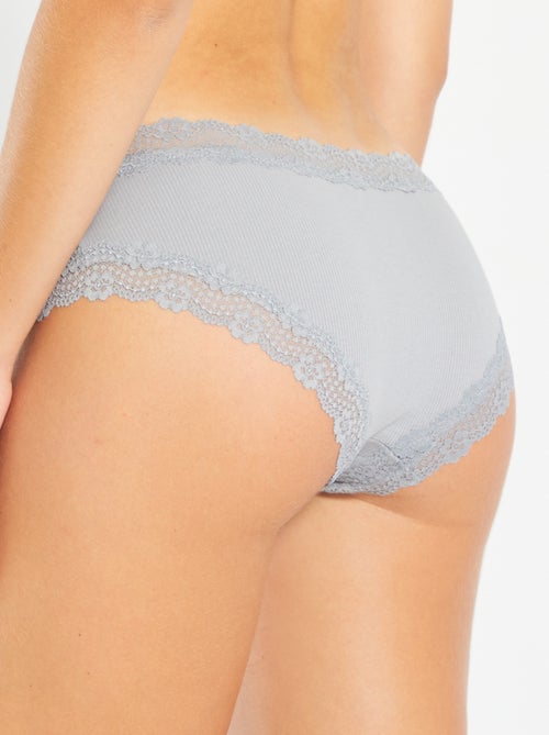 Confezione da 3 shorty a costine sottili - Kiabi