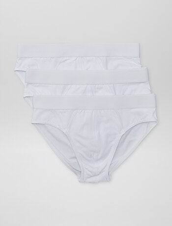 Confezione da 3 slip a tinta unita