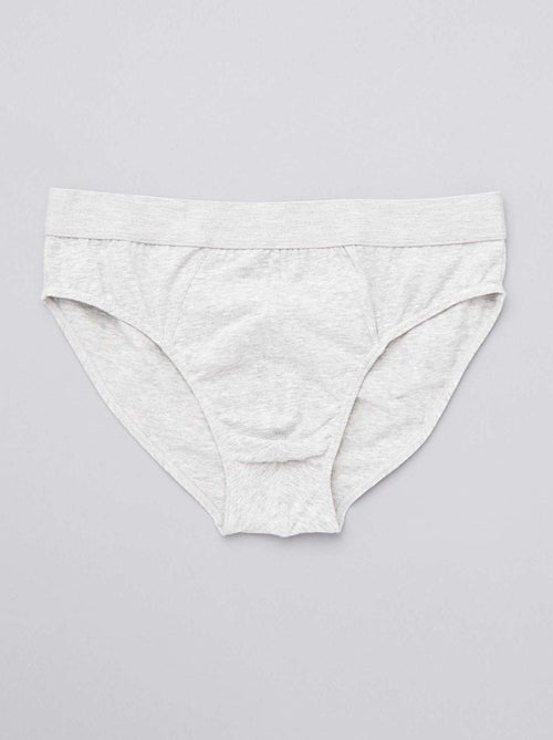 Confezione da 3 slip a tinta unita - Kiabi