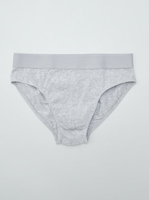 Confezione da 3 slip a tinta unita - Kiabi